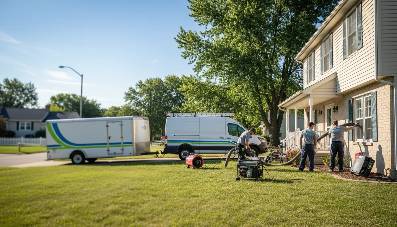 Flooded Basement Restoration And Cleanup With Repair in Watkins, MN near me